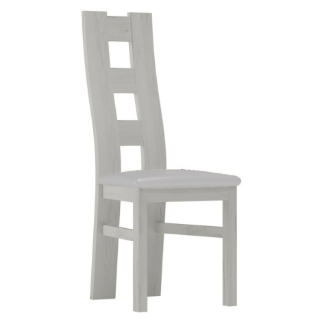 Čalouněná židle ACHAO, bílá/krémová Casarredo