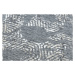 Koberec SOLE D3842 Heksagony - ploské tkaní šedý/béžový