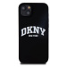 DKNY Liquid Silicone Arch Logo MagSafe Zadní Kryt pro iPhone 15 Plus Black