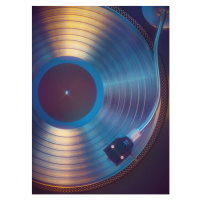 Ilustrace Vinyl record being played, illustration, KTSDESIGN/SCIENCE PHOTO LIBRARY, 30 × 40 cm