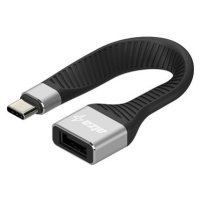 AlzaPower FlexCore USB-C 3.2 Gen 2 (M) to USB-A (F) černý