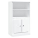 vidaXL Skříň highboard lesklá bílá 60 x 35,5 x 103,5 kompozitní dřevo