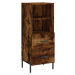 vidaXL Skříň highboard kouřový dub 34,5 x 34 x 180 cm kompozitní dřevo