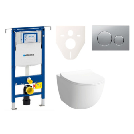 Cenově zvýhodněný závěsný WC set Geberit do lehkých stěn / předstěnová montáž+ WC VitrA VitrA Sh