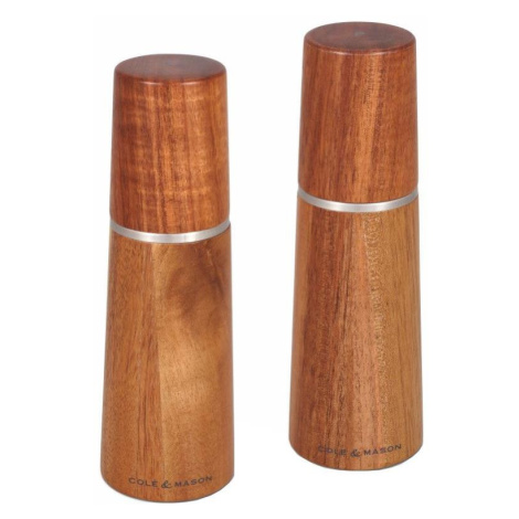 Cole&Mason - Sada mlýnků na sůl a pepř MARLOW akácie 2 ks 18,5 cm H322225