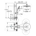 Grohe 26403002 - Sprchový set 260 s termostatem na zeď a poličkou, chrom