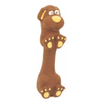 Latexová hračka s pískadlem - jezevčík velký 22,5 cm