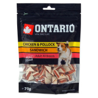 Ontario Kuřecí sendvič s treskou 70 g