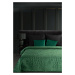 Přehoz na postel STELLA tmavě zelená 220x240 cm Mybesthome