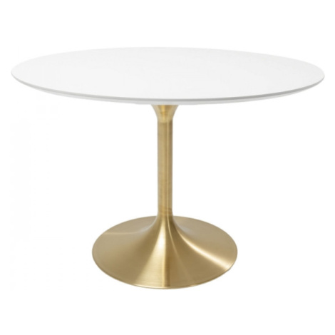 KARE Design Kulatý jídelní stůl Invitation  - bílý, 120cm