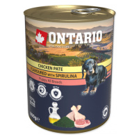 Konzerva Ontario Puppy Chicken Pate flavoured with Spirulina and Salmon oil 800g