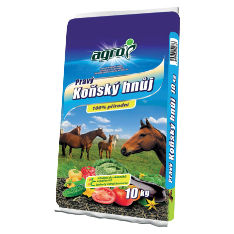 AGRO Pravý koňský hnůj 10 kg