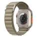 Apple Watch Ultra 2 49mm titanová s olivovým alpským tahem M Titanová