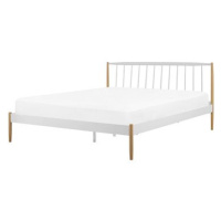 BELIANI postel MAURS 180 × 200 cm, kovová, bílá