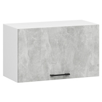 Ak furniture Závěsná kuchyňská skříňka Olivie W 60 cm bílá/beton