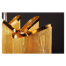 LuxD 26766 Designové závěsné svítidlo Anabelle 120 cm zlaté závěsné svítidlo