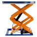 Edmolift Kompaktní zvedací stůl, nosnost 2000 kg, dvojité nůžky, plošina d x š 1300 x 800 mm, už
