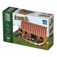 Stavějte z cihel Statek stavebnice Brick Trick v krabici 40x27x9cm