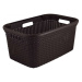 CURVER RATTAN STYLE 30476 Koš na prádlo 45 l hnědý