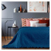 Modrý přehoz přes postel AmeliaHome Tilia, 260 x 240 cm