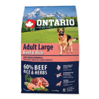 ONTARIO dog  ADULT LARGE beef and rice - 12kg