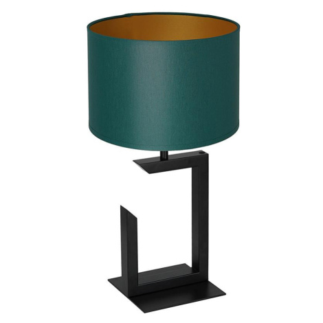 Stolní lampa 1xE27/60W/230V 45 cm zelená/zlatá Donoci
