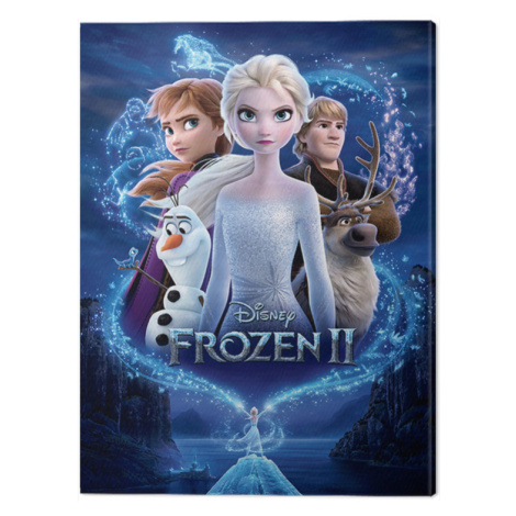 Obraz na plátně Ledové království 2 (Frozen) - Magic, (60 x 80 cm) Pyramid