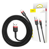Baseus Kabel Baseus Cafule USB Lightning 2A 3m (černý červený)