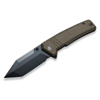 Civivi Bhaltair C23024-3 Green Burlap Micarta