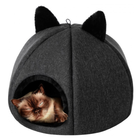 Budka pro kočku KITTY HEAD R1 černá