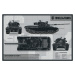 Ilustrace World of Tanks - Centurion Action X, WOT, 40 × 26.7 cm