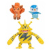 Pokémon akční figurky 3-Pack Piplup, Vulpix, Electabuzz 5-7 cm
