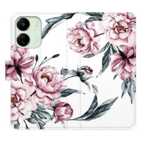 iSaprio flip pouzdro Pink Flowers pro Xiaomi Redmi 13C