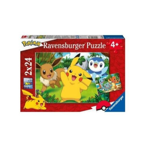Ravensburger Pokémon puzzle  2x24 dílků