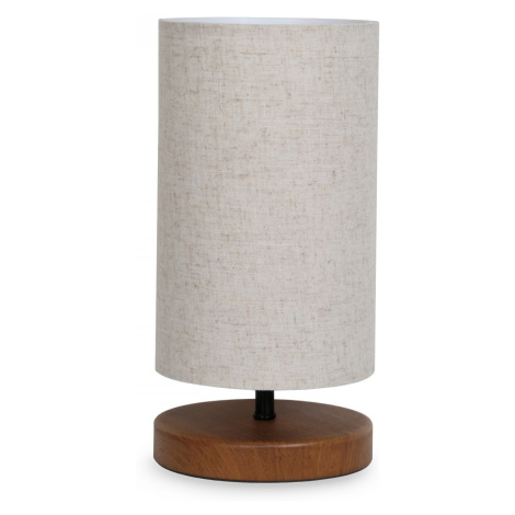 Opviq Stolní lampa Baras krémová/hnědá Opviq lights