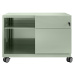 BISLEY Pojízdný kontejner s policemi Note™ CADDY, v x š x h 563 x 800 x 490 mm, vpravo 1 univerz