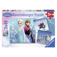 Ravensburger Ledové království Elsa Anna Olaf 3v1 3 x 49 dílků