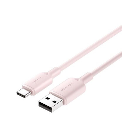 Vention USB 2.0 A Male to C Male 3A Cable 2M Pink PVC Type