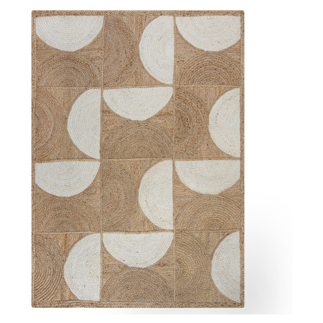 Kusový koberec Ella Jute Eclipse Natural/White 160x230 cm Flair Rugs