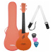 Cascha Carbon Fibre Set Koncertní ukulele Oranžová