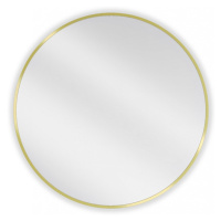 MEXEN Loft zrcadlo 75 cm, zlatý rám 9850-075-075-000-50
