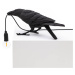 SELETTI LED deko stolní lampa Bird Lamp, hrající, černá