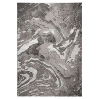 Flair Rugs koberce Kusový koberec Eris Marbled Silver Rozměry koberců: 80x150