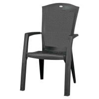 Tmavě šedá plastová zahradní židle Minnesota – Keter