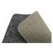 Metrážový koberec New Techno 3525 šedé, zátěžový - S obšitím cm