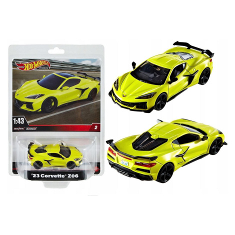 Mattel hot wheels prémiové auto 1:43 '23 corvette z06, hmd48