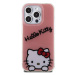 Hello Kitty IML Daydreaming Logo Zadní Kryt pro iPhone 15 Pro Pink