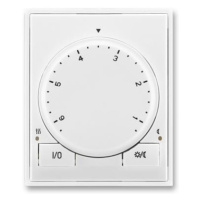 ABB Time, Time Arbo termostat otočný 3292E-A10101 03 bílá/bílá