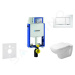 Geberit 110.302.00.5 NH5 - Modul pro závěsné WC s tlačítkem Sigma30, bílá/lesklý chrom + Duravit