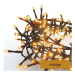 EMOS LED vánoční řetěz – ježek, 8 m, venkovní i vnitřní, vintage, časovač